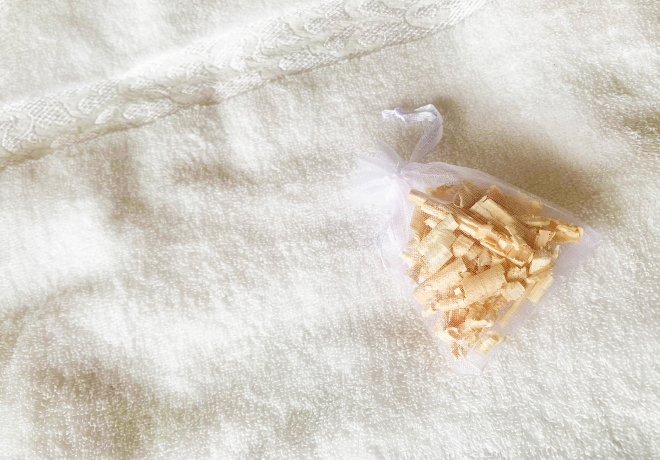 檜チップ　お風呂