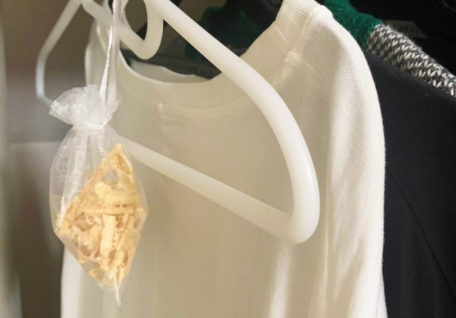 檜チップ　クローゼット